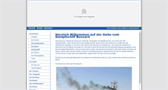 Desktop Screenshot of dampfschiff-bussard.de